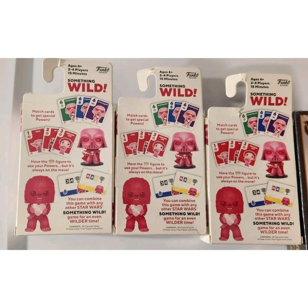 Lot Of 5 Funko Star Wars Something Wild Card game Max Rebo Pin Fennec Shand Boba